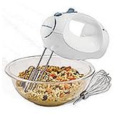 Hamilton Beach 62670 Performance Plus 6-Speed Mixer, White by Hamilton Beach