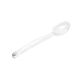 Rosseto Liteware Party Dishes Set of 50 Clear Scoop Style Spoons