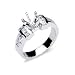 Eufemia 14k White Diamond Ring (12 Princesses = .78)