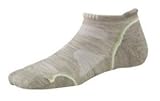 IMAGE OF Smartwool Women's Phd Outdoor Light Micro Socks - Oatmeal/ Key Lime M
