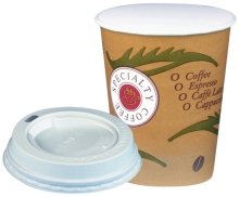 NEUTRAL Pappbecher To Go 02l mit Deckel 10ST
