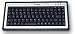 MS-TECH LT-340U Tastatur USB 89 Tasten MS W98 D Silber