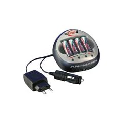 Ansmann Digi Speed 4 silber + 4x NiMh-Akku 2.850 mAh