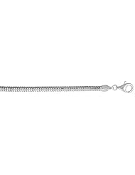 Sterling Silver Italian 8 Sided Snake Chain Necklaces & Bracelets 4.5mm thick Nickel Free, Sizes 20 and 24 inch