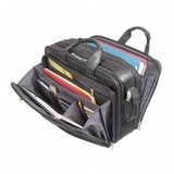 Smart Strap Zippered Portfolio, 17 1/2w x 7d x 12 1/2h, Black (USLSGB3004) Category: Briefcases
