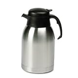 HORSVC190 Stainless Steel Lined Vacuum Carafe, 1.9 Liter, Satin Finish/Black Trim