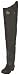 Pro Line® Felt Sole 3 - Ply Nylon Chest Waders Khaki