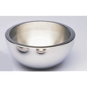 13 SALAD BOWL - STAINLESS STEEL DOUBLE WALL SALAD BOWL by Jaf Gifts