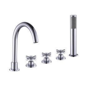 Chrome Finish Brass Tub Hand Shower