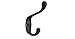 Liberty B42302Q-FB-C5 3-Inch Heavy Duty Coat and Hat Hook, Flat Black