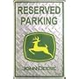Reserved Parking John Deere (Diamond Plate Style)
