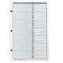Day Runner(R) Organizer Accessories For Classic Organizers, 5 1/2in. x 8 1/2in., Telephone/Address, Pack Of 30 Sheets