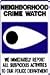 12 x 18 Neighborhood watch sign Aluminium