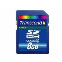 21AMO4O2p3L. SL500 AA200  Transcend 8 GB Class 6 SDHC Flash Memory Card with USB Card Reader TS8GSDHC6 P2