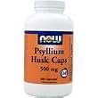 NOW Foods Psyllium Husk 500mg, 500 Capsules