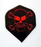 5 Sets - RED SKULL - Hard Poly flights