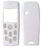 Wireless: White   Nokia 3200 Faceplate Cell Phone Cover with Keypad   Nokia 3205 Faceplate