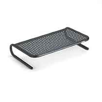 Metal Art Monitor Stand, 24w x 14 1/2d x 5h, Black
