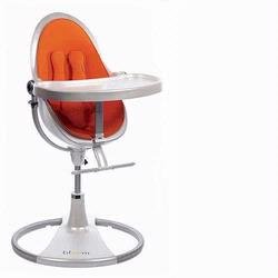 Bloom U10505-W-HO Fresco Loft High Chair With White Frame and Harvest Orange Seat Pad