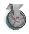 Industrial Grade 1NWK4 Rigid Caster, 6 In, 1230 Lb, Polyurethane