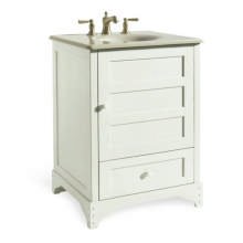 24 Vanity Ballard With ADJ Door & Drawer Seas