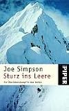 Cover of Sturz Ins Leere by Joe Simpson 3492212476