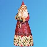 Jim Shore Santa Holding Cat Figurine