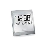 Oregon Scientific JM889NA-G Silver Wall Clock w/indoor Thermometer Oregon Scientific JM889NA-G Silver Wall Clock w/indoor Thermomet
