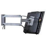 LCD Wall Mount - Short Articulating (Silver) (Wall Plate - 2.25W x 5.5H)