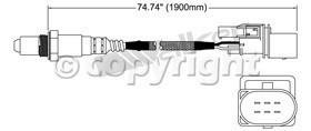 Walker 250-25021 Five Wire Oxygen Sensor