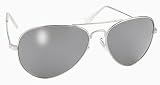 European Classic Aviator (Silver Smoke) Microfiber Case Included by
