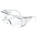 Crews 9800 Clr Lens Uncoated Frme Yukon Visitor Sfty Glass