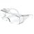 Crews 9800 Clr Lens Uncoated Frme Yukon Visitor Sfty Glass