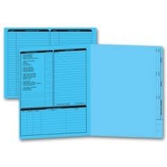 Letter Size Real Estate Listing Folder Left Panel