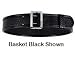 Bianchi 7960 Elite Sam Brown Belt Nickel Buckle Basket Black 28