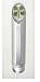 Kyocera Ceramic Pen- Transparent Cap w/ Four Leaf Clover- Silver