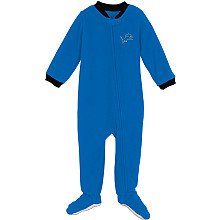 Reebok Detroit Lions Newborn Long Sleeve Blanket Sleeper 6-9 Months