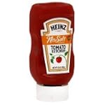 Heinz No Salt Tomato Ketchup, 15-Ounce Bottles (Pack of 6)