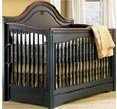 Ma Marie Antique Black Convertible Crib with Drawer