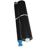 (Price/BX)Fax Thermal Transfer Film Roll Refills for Panasonic KXFPG376/More, Black, 2/Box
