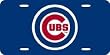 Chicago Cubs Laser Cut Blue License Plate - SET OF 6 - Sports Merchandise