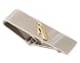 Golf Two Toned Sterling Silver Money Clip