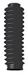 Rancho RS1952 Black Rubber Shock Boot