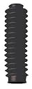 Rancho RS1952 Black Rubber Shock Boot