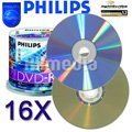 Philips LightScribe 16X DVD+R Media (Version 1.2) 50 Pack in Cake Box
