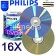 Philips LightScribe 16X DVD+R Media (Version 1.2) 50 Pack in Cake Box