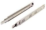 Drawer Slide, Full extension, 22 in., Medium Duty, 100 lb. capacity, Zinc