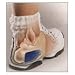 Steady Step Heel Hugger Therapeutic Heel Stabilizer With Gel, Small