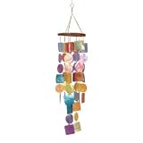 Multi Color Windchime Wind Chime Large Shells