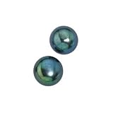 Silver Freshwater Pearl Stud Earrings by Elements